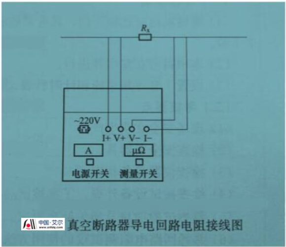 真空断路器导电回路电阻